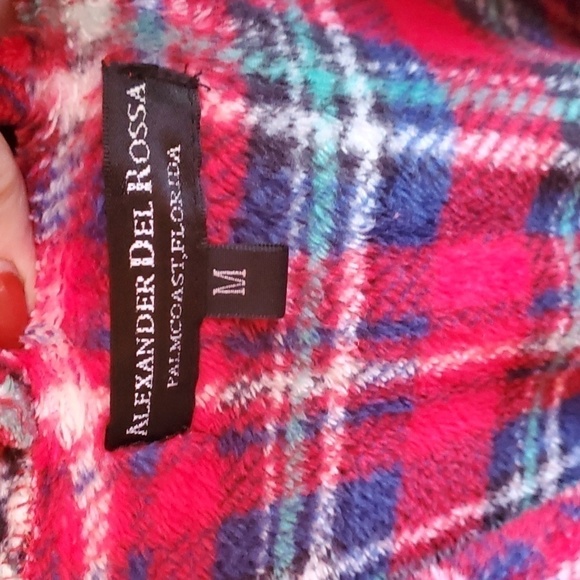 Alexander Del Rossa Fuzzy Footie Oversized Hoodie Attachable Feet Sz M Pajama - Picture 6 of 16